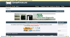 Desktop Screenshot of garageforum.org